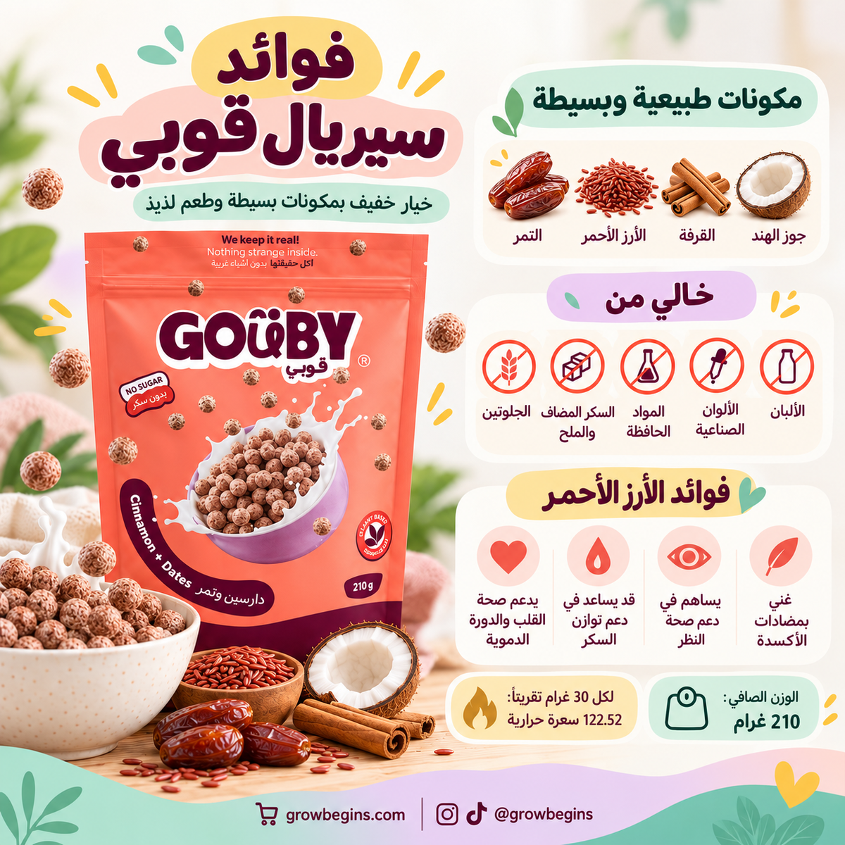 Goupy Dates & Cinnamon Cereal