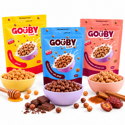 GOÜBY Breakfast Cereal Bundle – 3 Flavors